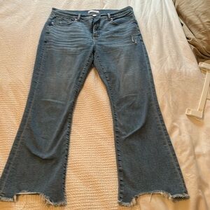 Loft kick flare denim